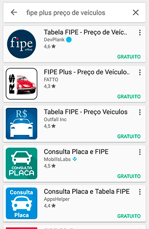 Consultar Tabela Fipe Brasil - Apps on Google Play