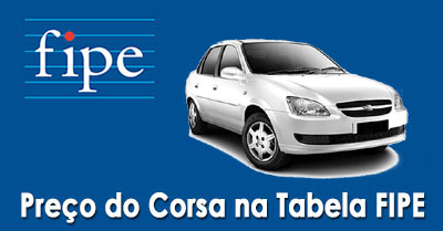 Consulta tabela FIPE do Corsa Classic